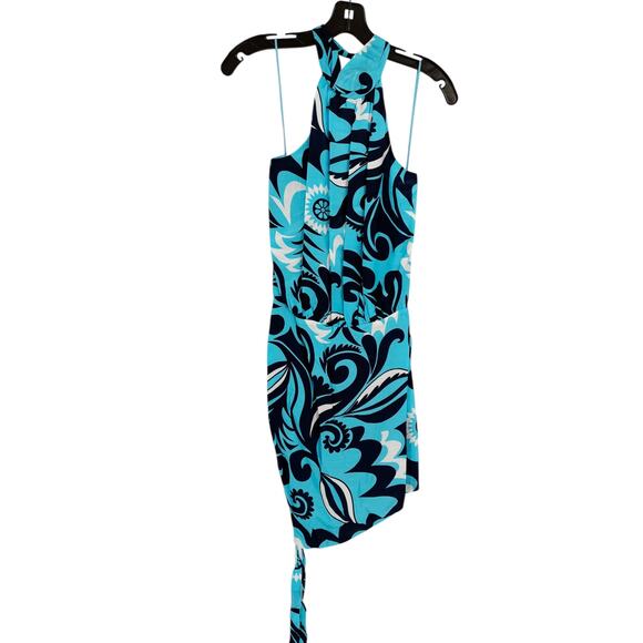 RAMY BROOK Dress NEW Size 0 Meena Mini Blue Print $445 - Picture 2 of 4